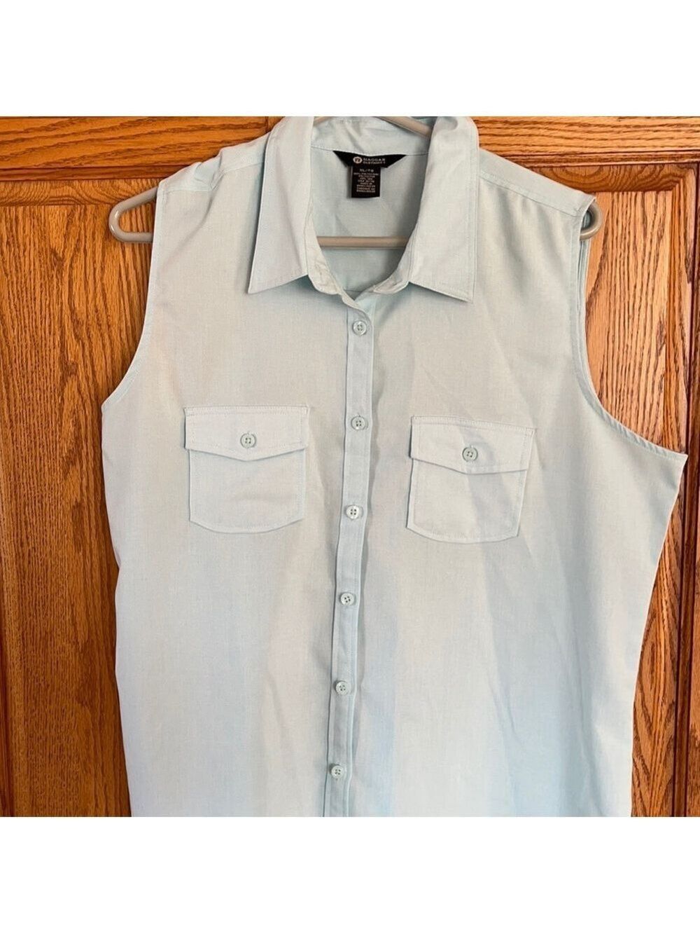 Haggar size XL tank top in light blue.